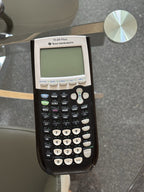 TEXAS INSTRUMENTS TI-84 Plus Graphing Calculator Black Tested SAT ACT 4 Batterys