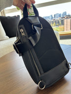 Designer COACH Brand Metropolitan Soft Pack sling bag leather black (org $395)
