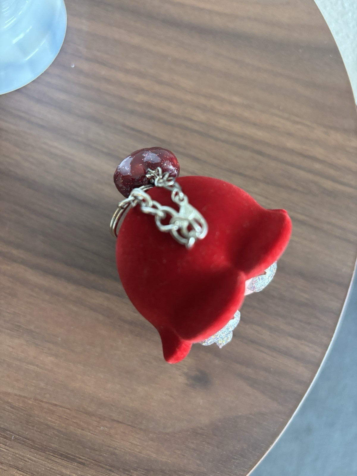 POP MART RARE Crybaby Classic Rose Crying For Love Bag Charm Keychain/ Red Heart