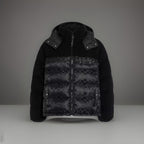 New COACH Runway Sherpa Puffer Coat Jacket Zip Signature Print Blk Size M ($895)