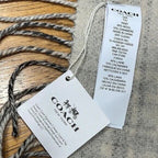 Coach Designer 4624 Reverse Scarf Sporty Plaid Print Muffler/ Scarves (Org $225)