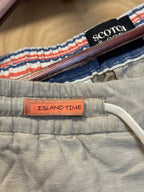 SCOTCH & SODA Warren Linen Cotton Jogger Pants Gray Herringbone 32x32 (org $149)