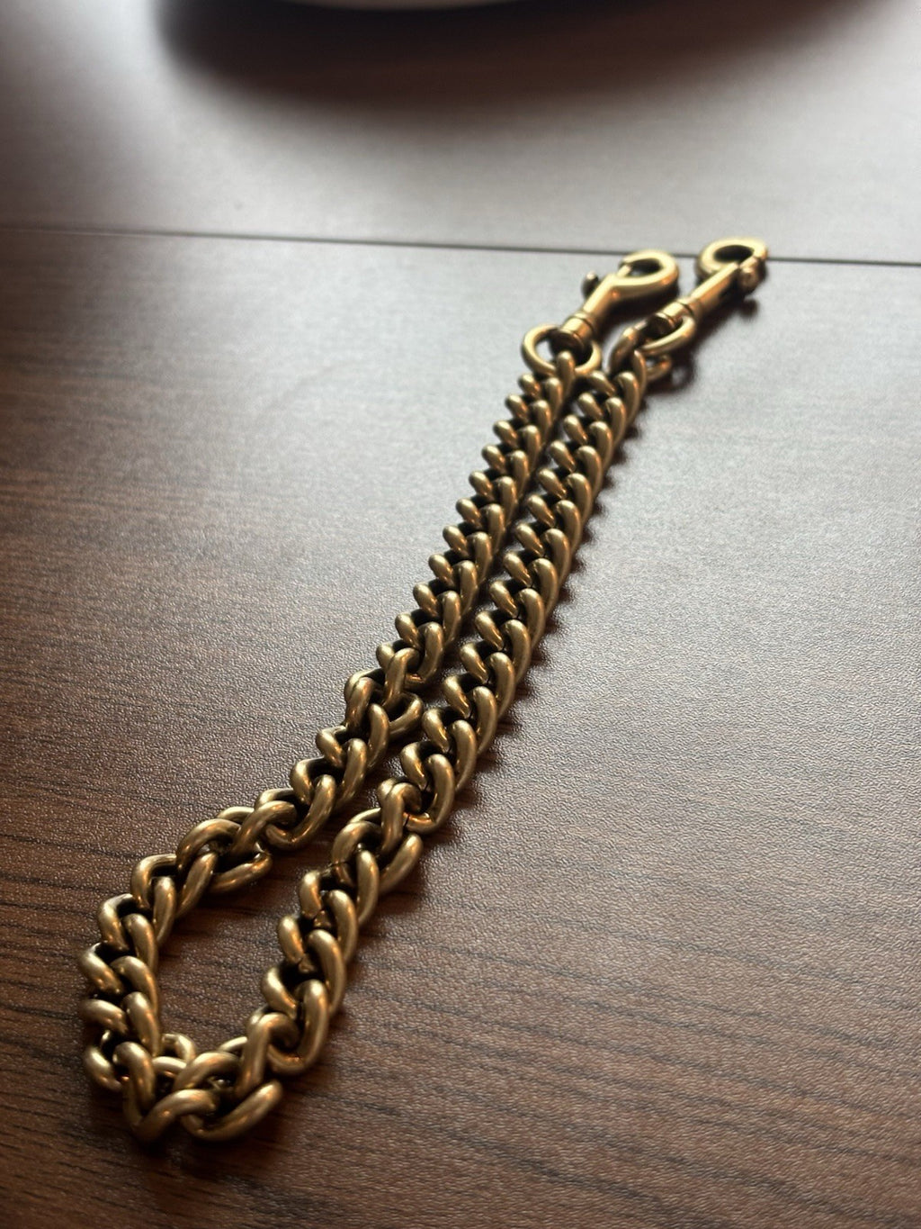 COACH Designer Chain Shoulder Bag Strap Gold/Antique Brass Metal Clip (org $95)