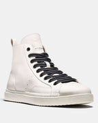 COACH Designer C214 High Top Sneaker Distress Leather Shoe Men Size 11(org $350)