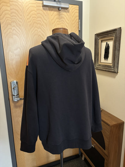 Coach Oversized Horse & Carriage Hoodie Sweatshirt Black Medium M (ORG $295)