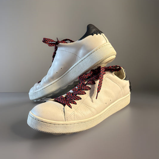 Mens COACH Brand C101 Leather Sneakers 11 Shoes Customers Brand Laces (org $330)