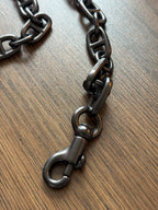 COACH Designer Rare Bag Chain Shoulder Strap Black/Gunmetal Metal Clip(org $175)