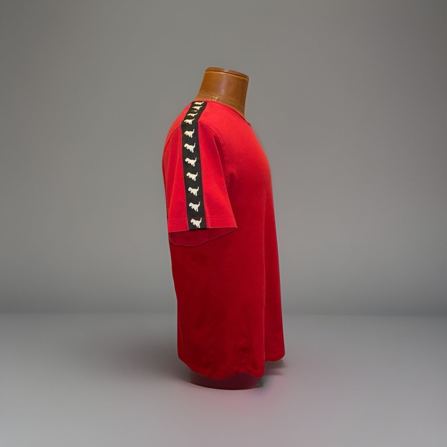 Rare Designer COACH Brand Red REXY Sport Signature T-Shirt Size S (org $195)