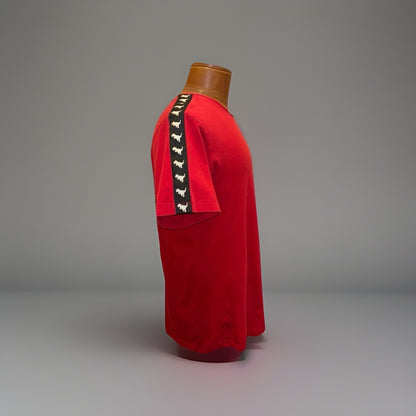 Rare Designer COACH Brand Red REXY Sport Signature T-Shirt Size S (org $195)