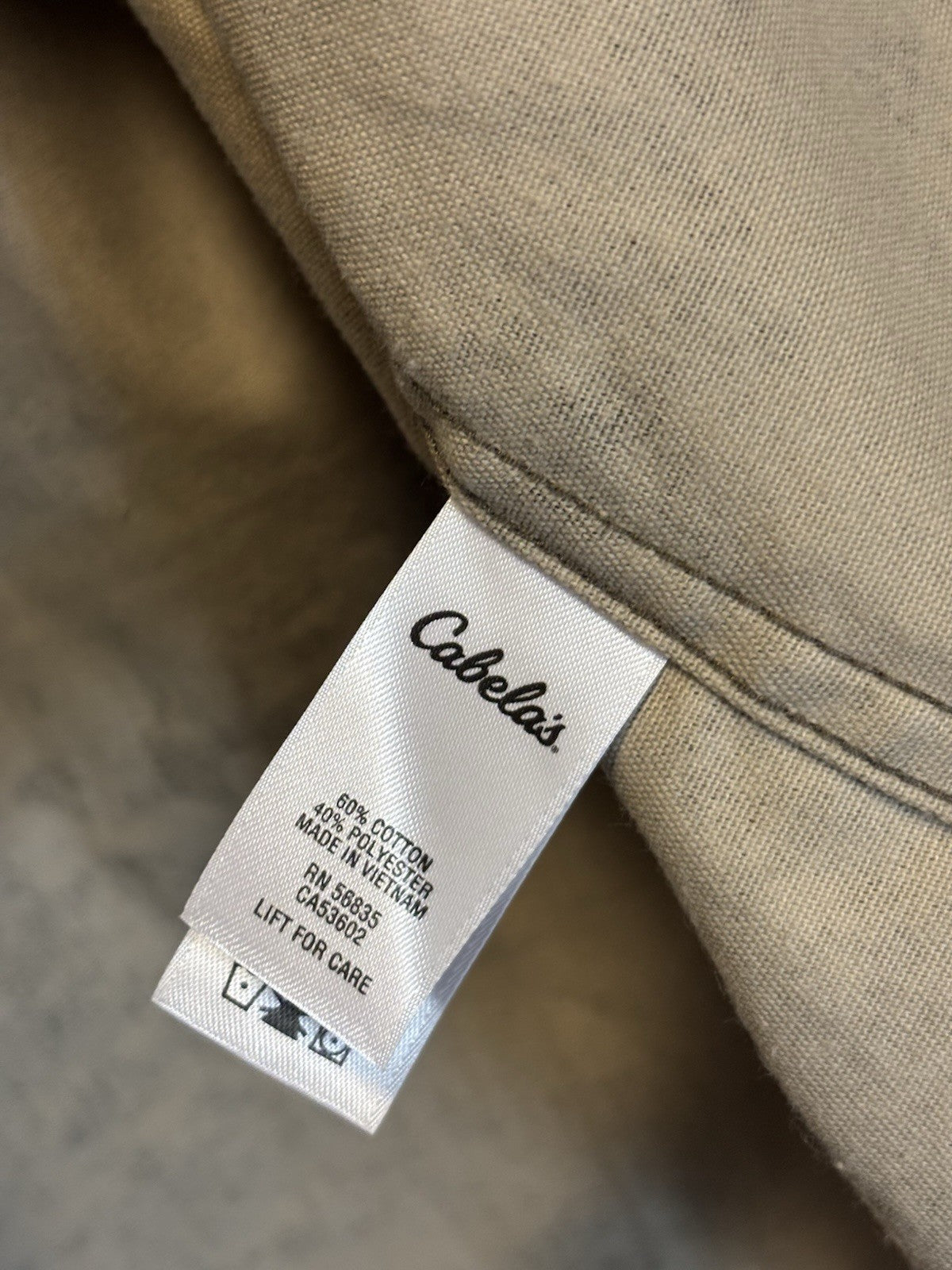 CABELA’S Camo Button Up Heavyweight Cotton Hunting Outdoor Shirt Men XL(org $95)