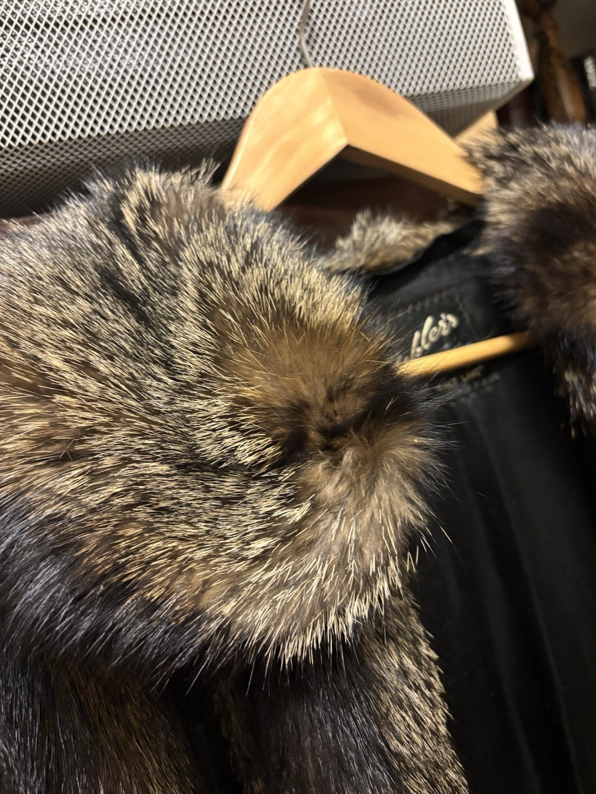 VINTAGE Mink Denver & Salt Lake Duplers Luxurious Long Brown Fur Coat Pockets XL