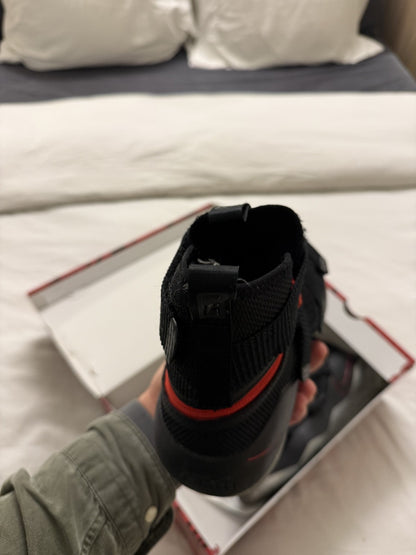 NIKE LeBron Soldier 11 Flyease Bred Size 11 US Extra Wide 4E AQ3324 001