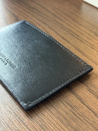 SAINT LAURENT Designer YSL Black Minimalist Cow Leather Case/Credit Card Holder