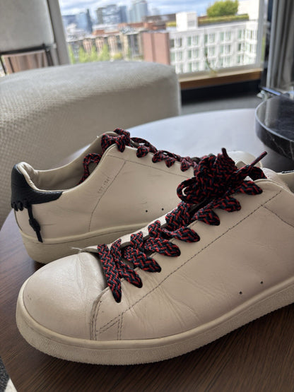 Mens COACH Brand C101 Leather Sneakers 11 Shoes Customers Brand Laces (org $330)