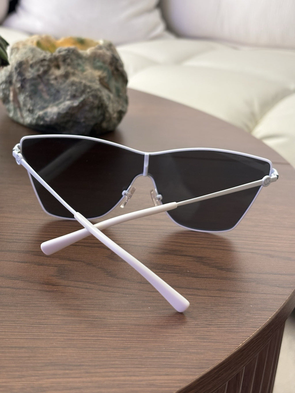 MICHAEL KORS Butterfly Shield Larissa Sunglasses MK1063 Blue/White (org $225)