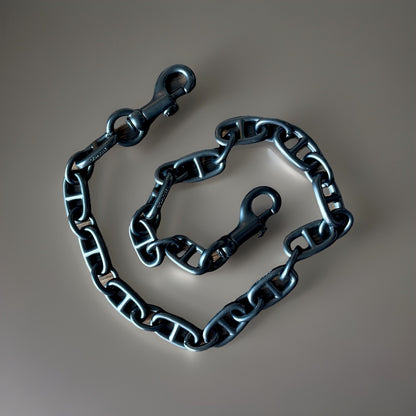 COACH Designer Rare Bag Chain Shoulder Strap Black/Gunmetal Metal Clip(org $175)