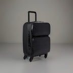 COACH Designer Logo Luggage/ Carry On Roller Wheeled Travel Bag Black (org $795)