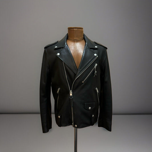 COACH Moto Jacket with Silver Rexy Charm | Men’s Size 48 | Lamb Leather ($1,095)