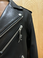 COACH Moto Jacket with Silver Rexy Charm | Men’s Size 48 | Lamb Leather ($1,095)