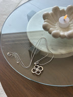 BRIGHTON “Toledo” Convertible Long Silver Crystal Adjustable Pendant Necklace