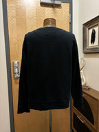 COACH Designer Horse And Carriage Crewneck Sweatshirt L BLK Unisex C9116 ($250)