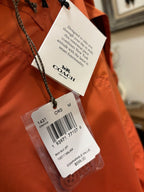 COACH Mens Fashion Windbreaker Orange 1431 Men's Removable Sleeves Size M ($598)