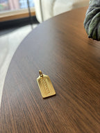 COACH 1991 50th Anniversary Gold Hangtag DFS Edition Rare Bag Charm Hanging Tag