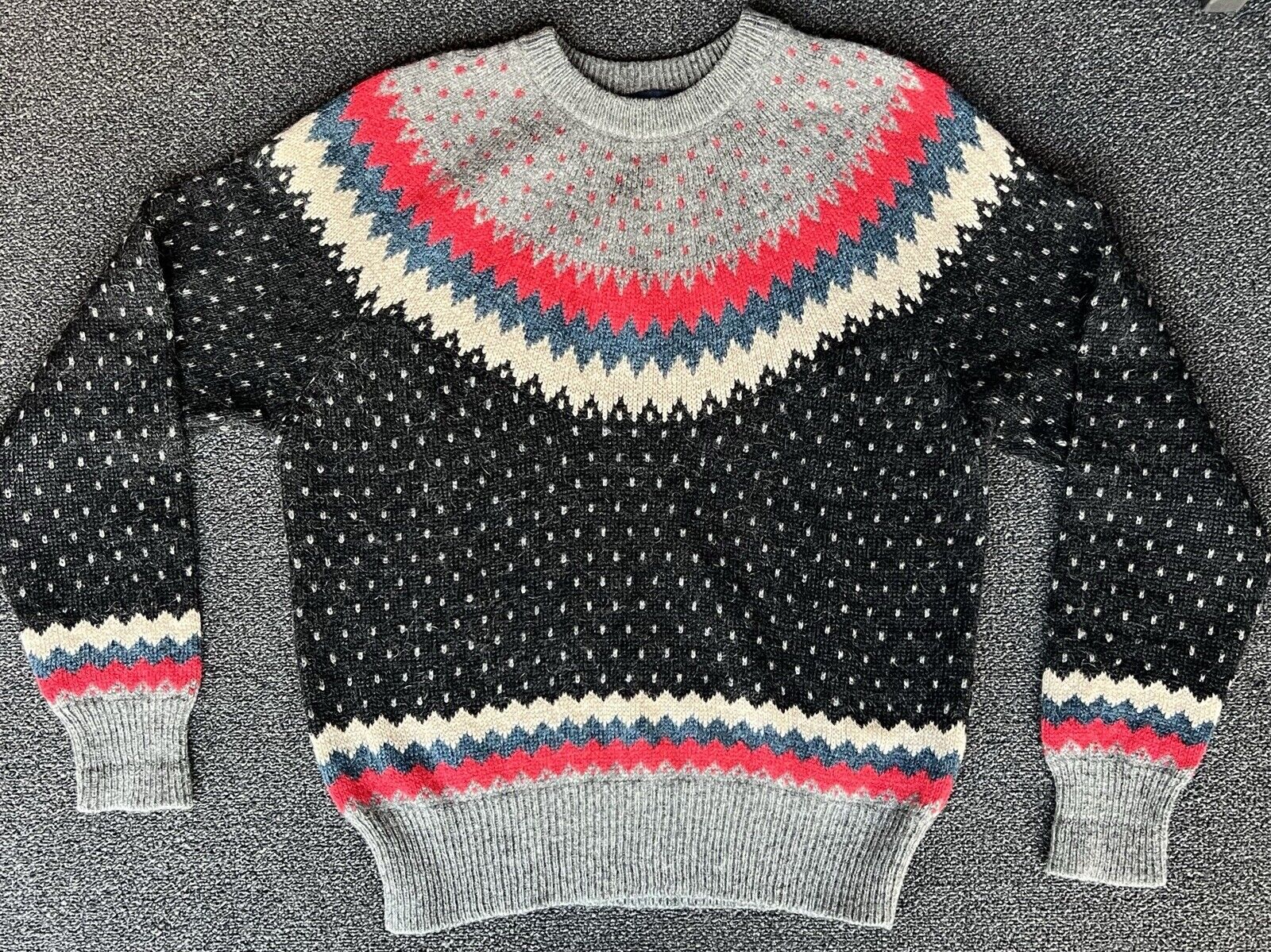 Vintage Woolrich Wool Mohair Crewneck Sweater Nordic Sz XL. Originally paid $179