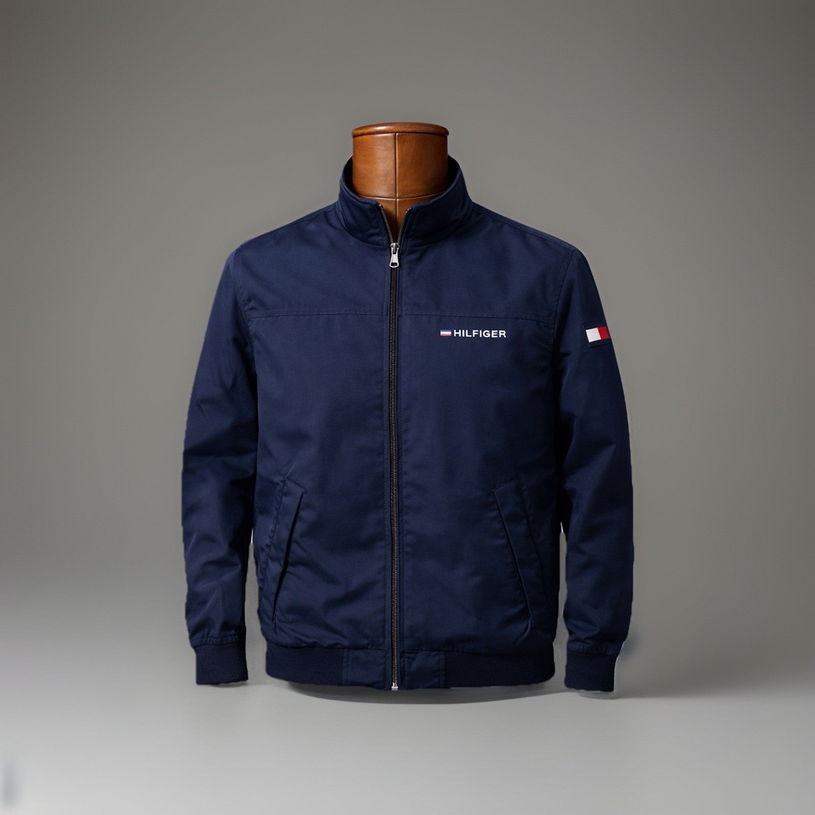 TOMMY HILFIGER Vintage 1998 Yacht Sailing Jacket Windbreaker Navy Mens Medium