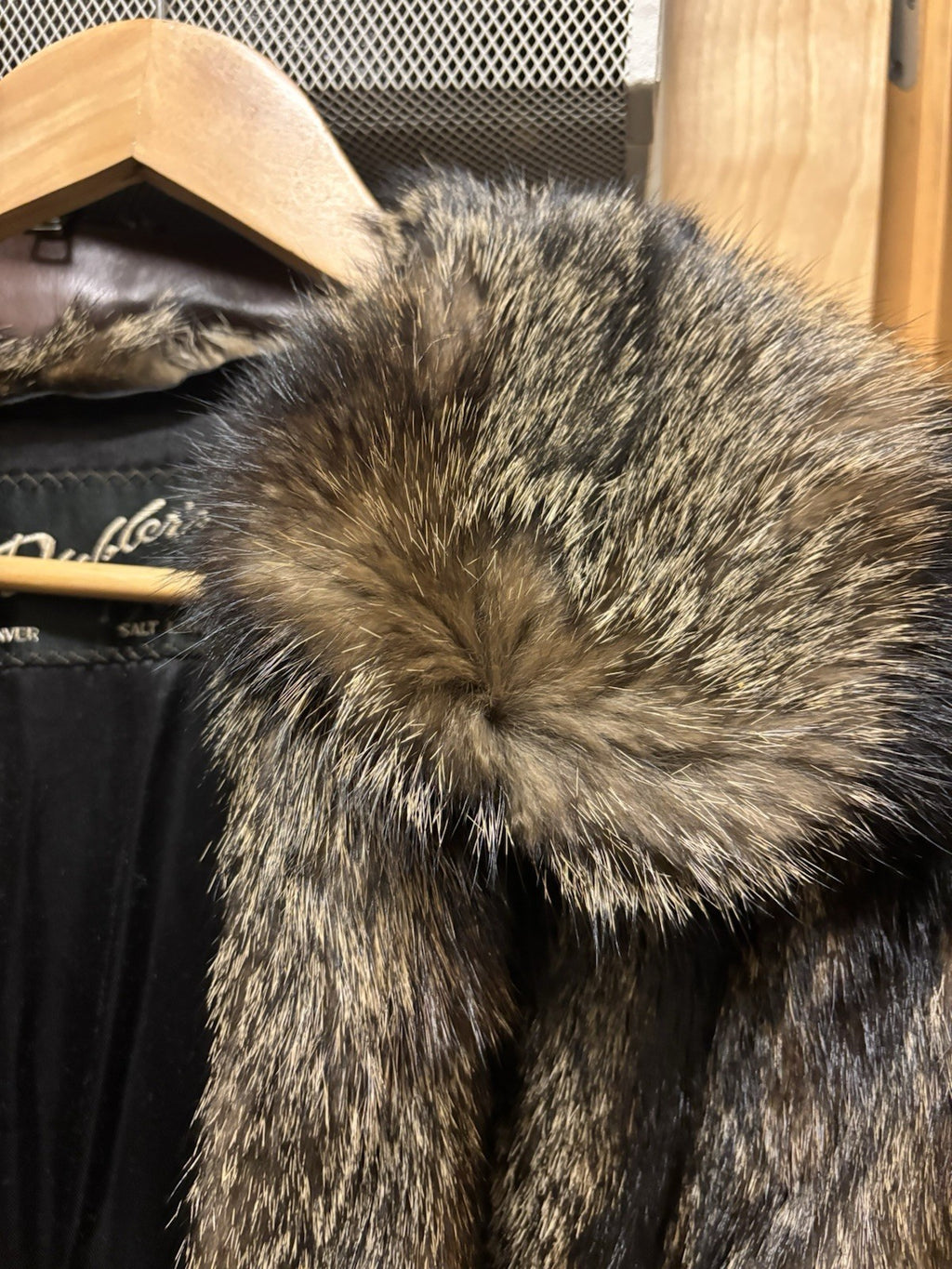 VINTAGE Mink Denver & Salt Lake Duplers Luxurious Long Brown Fur Coat Pockets XL