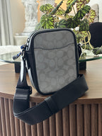 COACH Designer Reflective Signature C Crossbody “Dylan 10” Travel Bag (org $350)