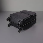 COACH Designer Logo Luggage/ Carry On Roller Wheeled Travel Bag Black (org $795)