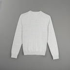 TOMMY HILFIGER Classic V-Neck Sweater Logo Pullover Gray Men Size L (org $75)