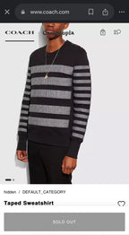 COACH Designer Runway Collection Crew Neck Sweater Limited Edition Size M ($450)