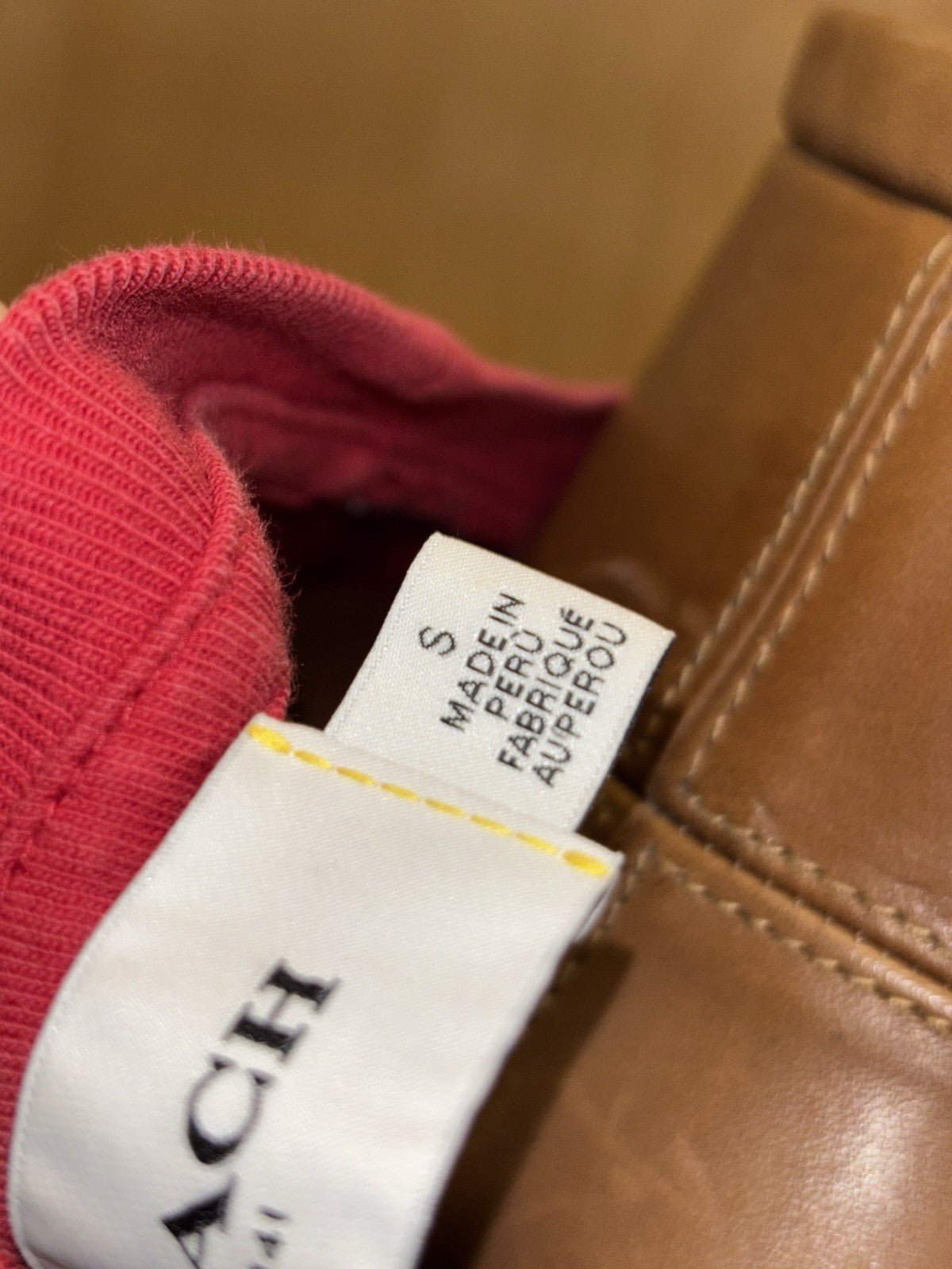 Rare Designer COACH Brand Red REXY Sport Signature T-Shirt Size S (org $195)