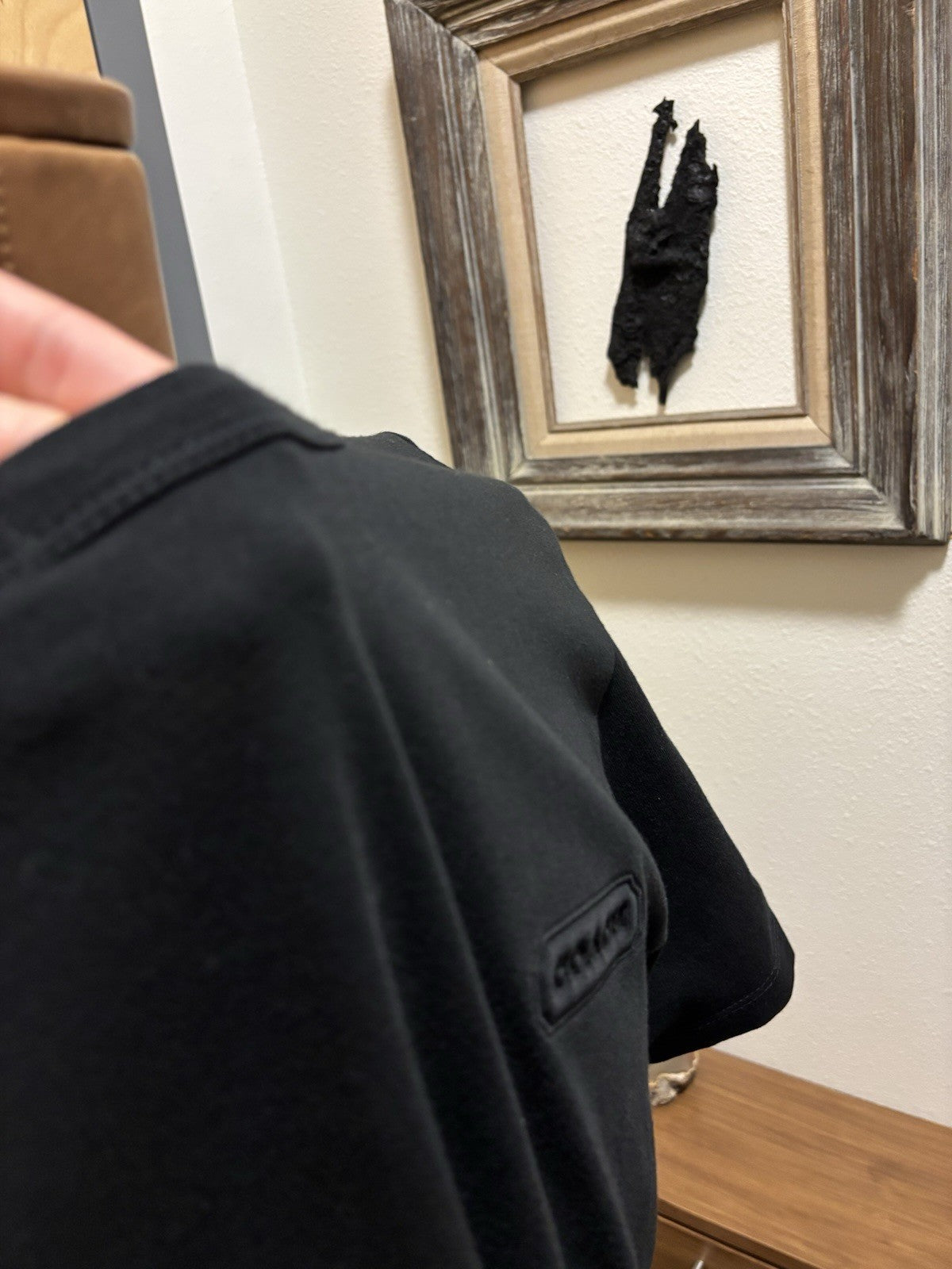 Designer Coach Essential T Shirt Organic Cotton Size M Black Unisex (org $95)