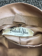 1951 Vintage Frederick & Nelson Seattle Honey Blonde Real Mink Hat & Collar Set
