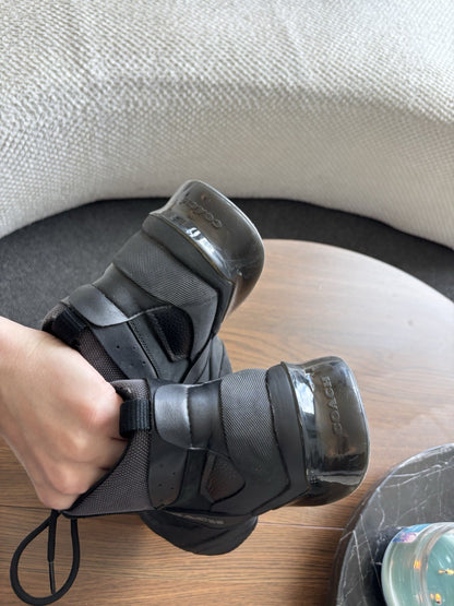 Designer COACH Men CitySole Hiker Boots Sneaker Shoe Blk/grey 10.5D  (org $295)