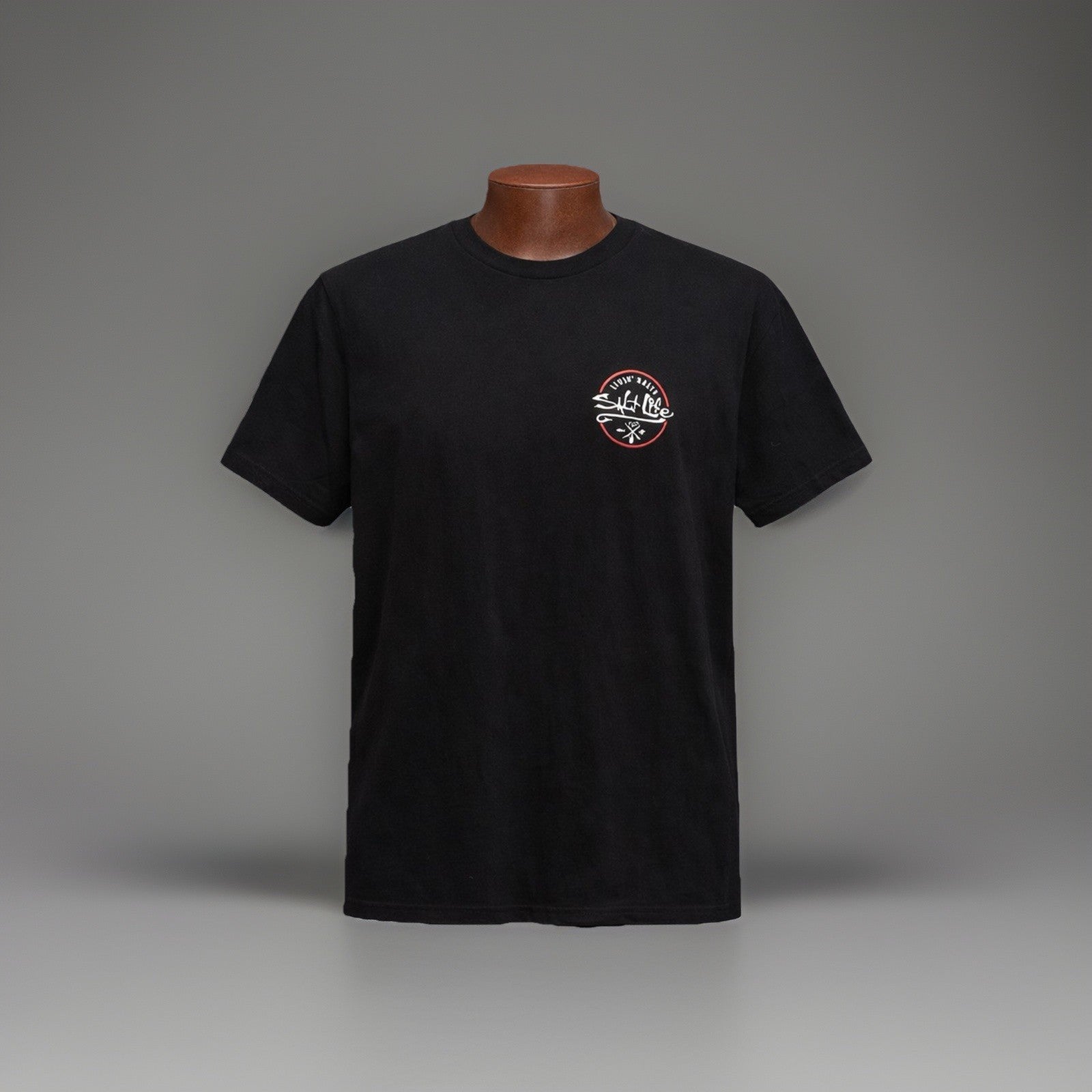 SALT LIFE Vintage Black T Shirt Short Sleeve Nautical Logo Graphic Mens Size 2X