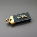 COACH 1941 Designer Hanging Tag Horse Carriage Bag Charm Fob Chain Black/Gold