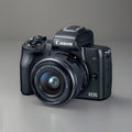 Canon EOS M50 Mirrorless Camera + 15–45mm Lens + Hard Case