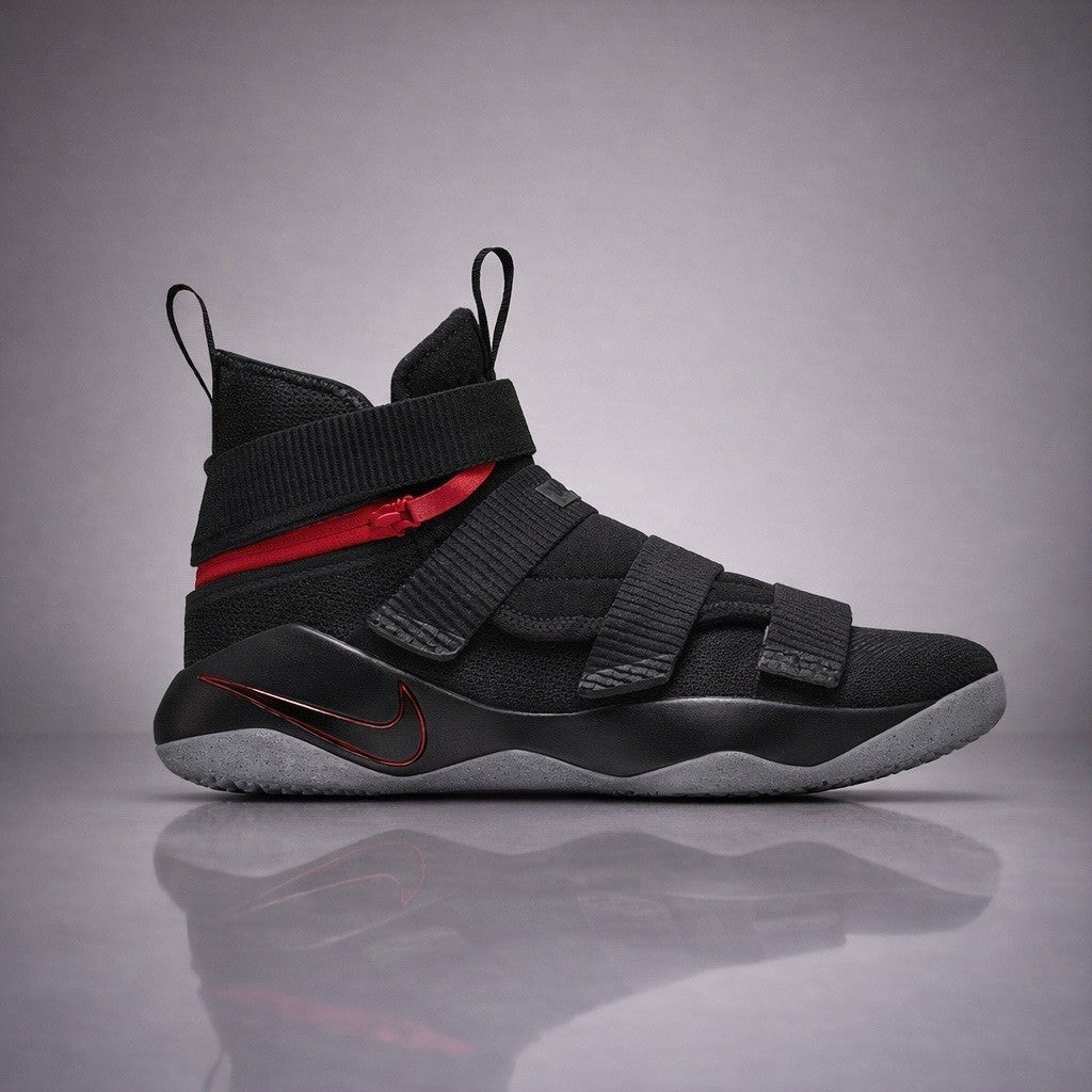 NIKE LeBron Soldier 11 Flyease Bred Size 11 US Extra Wide 4E AQ3324 001