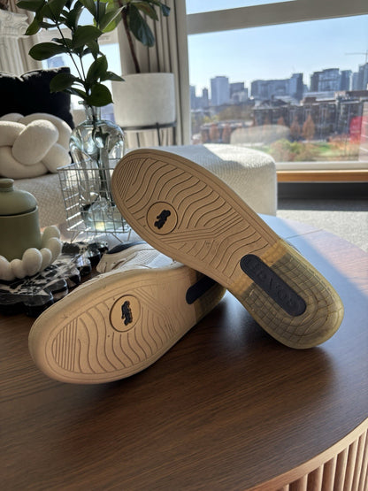 Coach Men Citysole Knit & Suede High Top Sneaker. Sz10.5 Color White/Chalk C7087