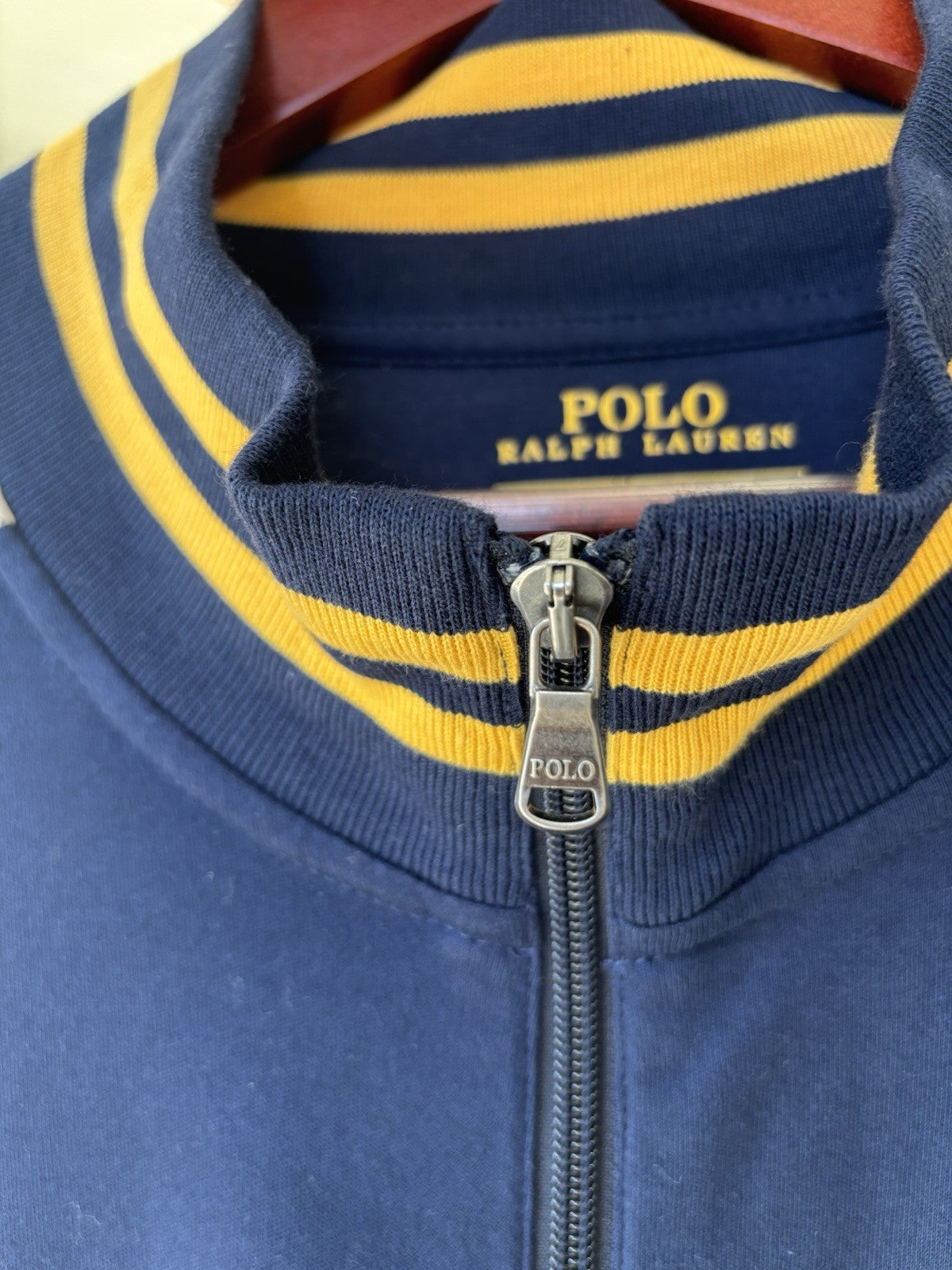 POLO X RALPH LAUREN 67 Varsity Track Jacket Navy White Men 2X L  Rare (org $260)