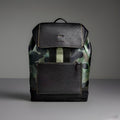 COACH Designer Backpack Rare Camo/black Pebbled Leather Suede Stripe (Org $795)