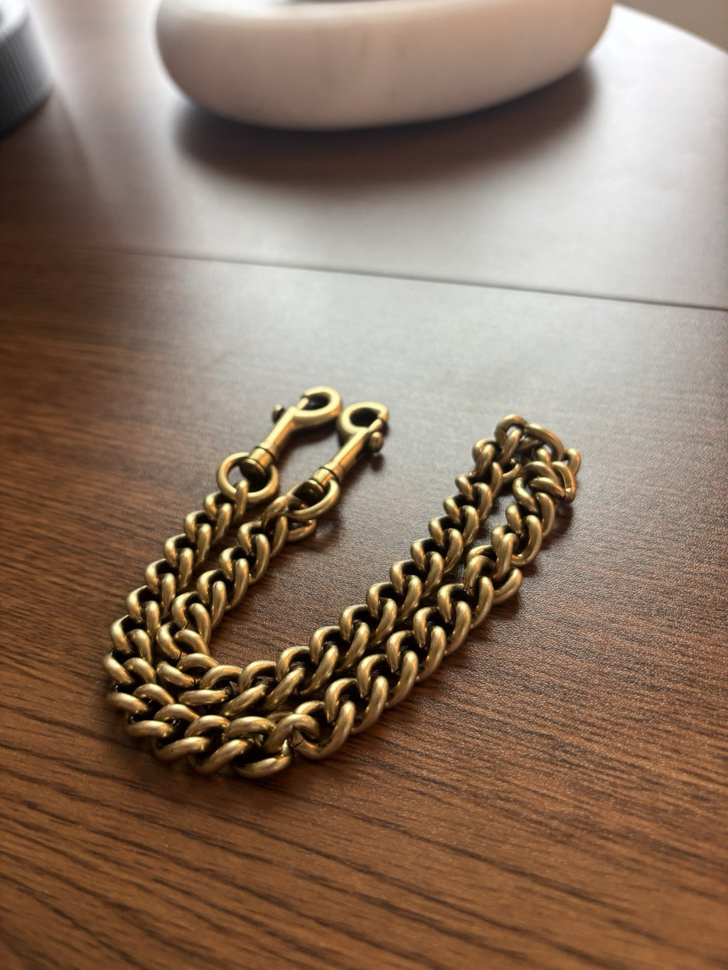 COACH Designer Chain Shoulder Bag Strap Gold/Antique Brass Metal Clip (org $95)