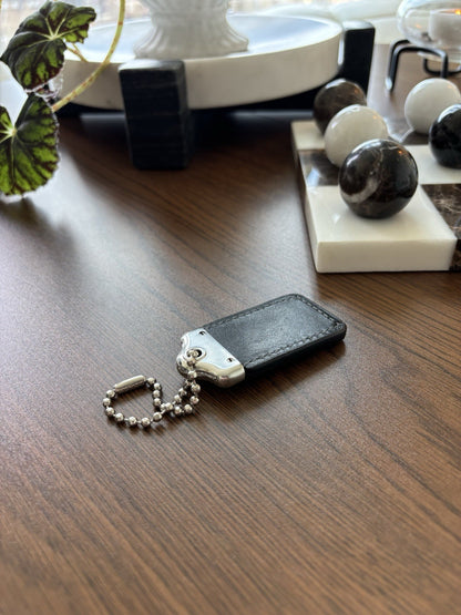 COACH 1941 Designer Hanging Tag Horse Carriage Bag Charm Fob Chain Black/Silver