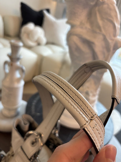 COACH Vintage SoHo Toffee Signature C White/Chalk Real Leather Shoulder/Handbag