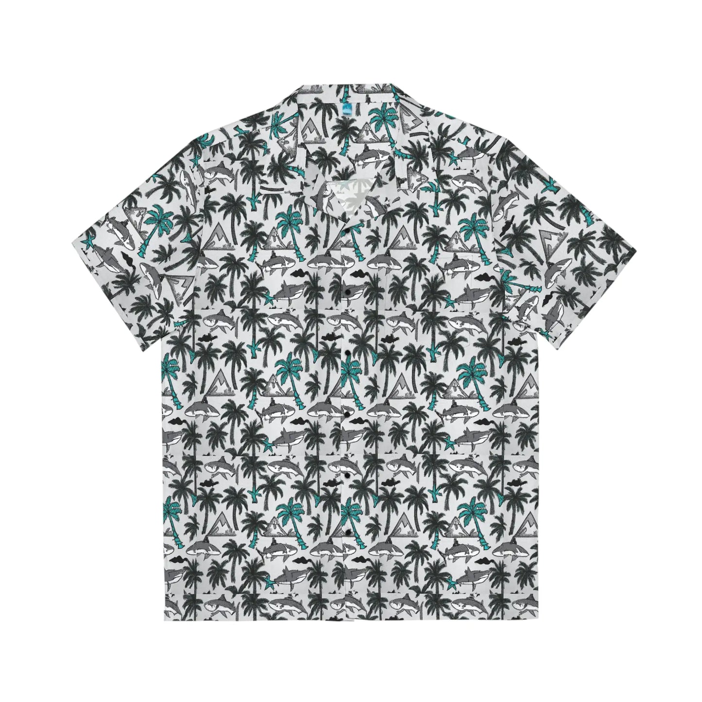 SHARK INVASION // button tee