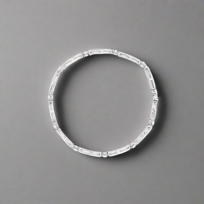 DIAMOND CELESTIA // 14k white gold bracelet